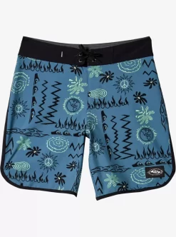 Boys Quiksilver Shorts | Boy'S 8-16 Surfsilk Radical Scallop 16 Boardshorts