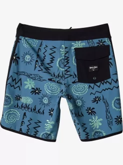 Boys Quiksilver Shorts | Boy'S 8-16 Surfsilk Radical Scallop 16 Boardshorts