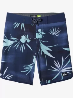 Boys Quiksilver Shorts | Boy'S 8-16 Surfsilk Scallop 17" Boardshorts