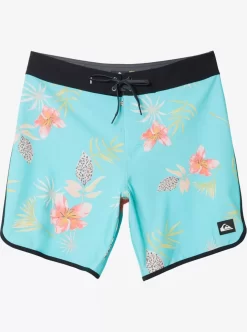 Boys Quiksilver Shorts | Boy'S 8-16 Surfsilk Scallop 17" Boardshorts