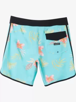 Boys Quiksilver Shorts | Boy'S 8-16 Surfsilk Scallop 17" Boardshorts