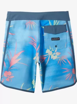 Boys Quiksilver Shorts | Boy'S 8-16 Surfsilk Scallop 17" Boardshorts