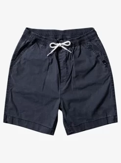 Boys Quiksilver Shorts | Boy'S 8-16 Taxer 15" Elastic Waist Shorts