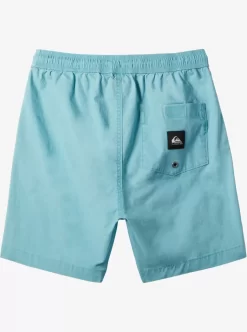 Boys Quiksilver Shorts | Boy'S 8-16 Taxer 15" Elastic Waist Shorts