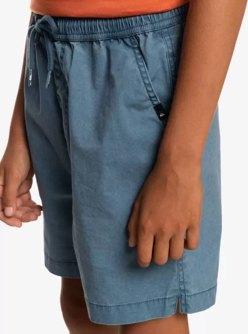 Boys Quiksilver Shorts | Boy'S 8-16 Taxer 15" Elastic Waist Shorts