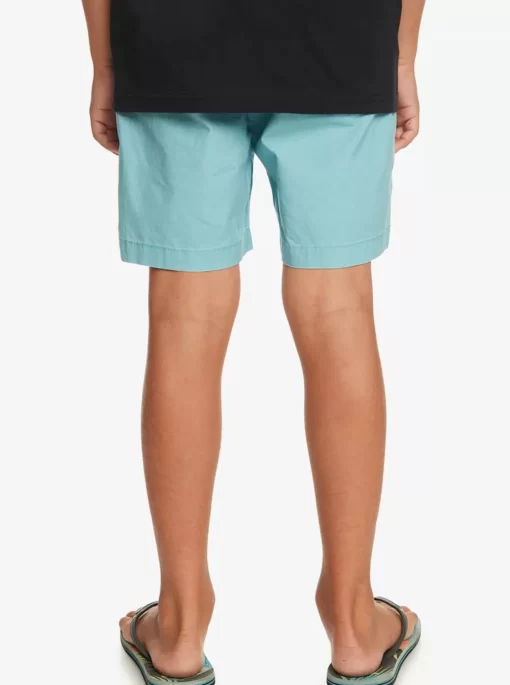 Boys Quiksilver Shorts | Boy'S 8-16 Taxer 15" Elastic Waist Shorts