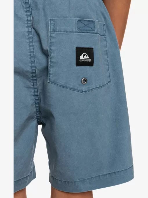 Boys Quiksilver Shorts | Boy'S 8-16 Taxer 15" Elastic Waist Shorts