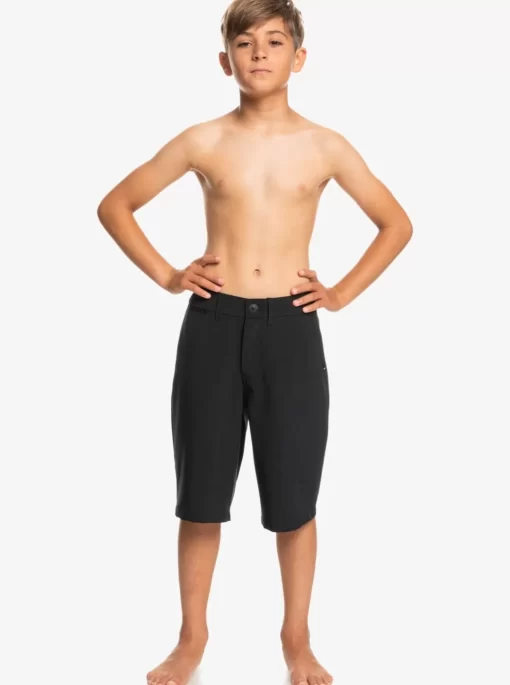 Boys Quiksilver Shorts | Boy'S 8-16 Union Amphibian 19" Hybrid Shorts