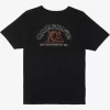 Mens Quiksilver Tees | Bubble Outline T-Shirt