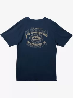 Mens Quiksilver Tees | Bubble Outline T-Shirt