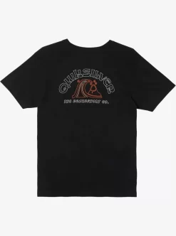 Mens Quiksilver Tees | Bubble Outline T-Shirt