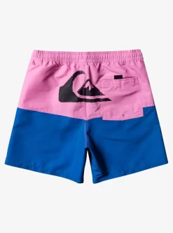 Mens Quiksilver Elastic Waist | Butt Logo 17" Volleys