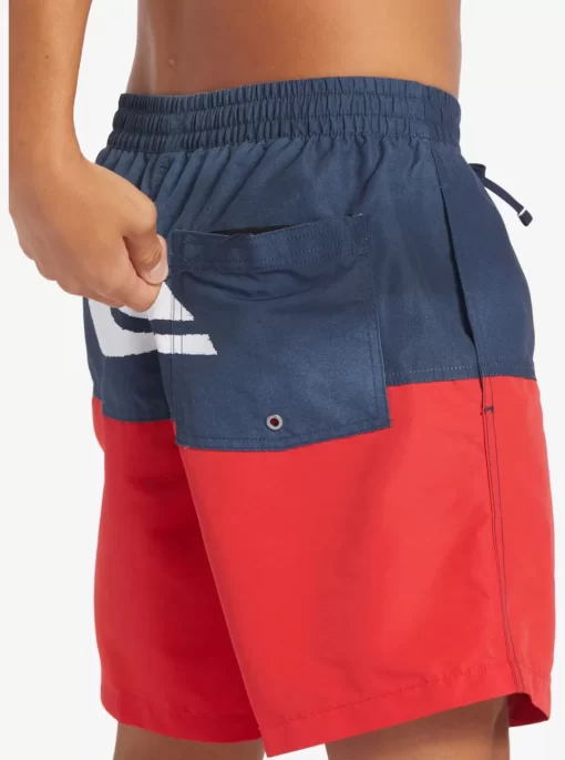 Mens Quiksilver Elastic Waist | Butt Logo 17" Volleys