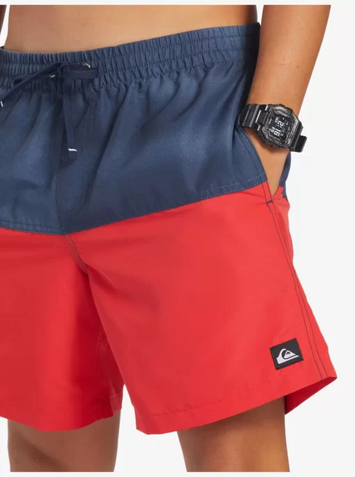 Mens Quiksilver Elastic Waist | Butt Logo 17" Volleys