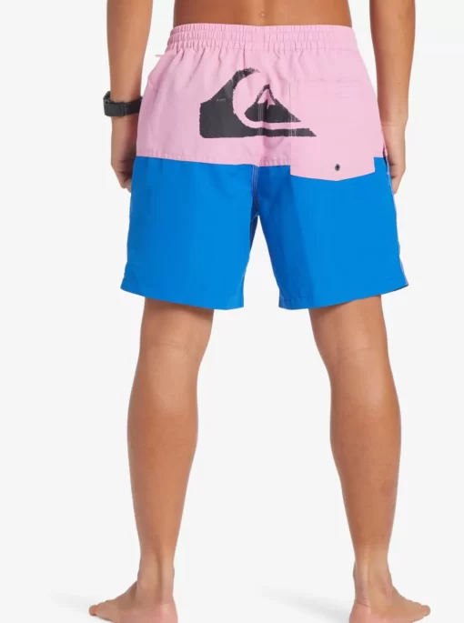 Mens Quiksilver Elastic Waist | Butt Logo 17" Volleys