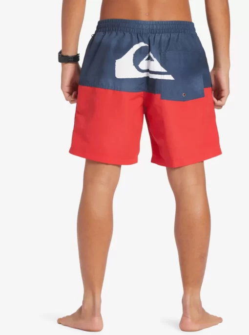 Mens Quiksilver Elastic Waist | Butt Logo 17" Volleys