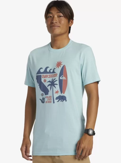 Mens Quiksilver Tees | Ca Funshine T-Shirt