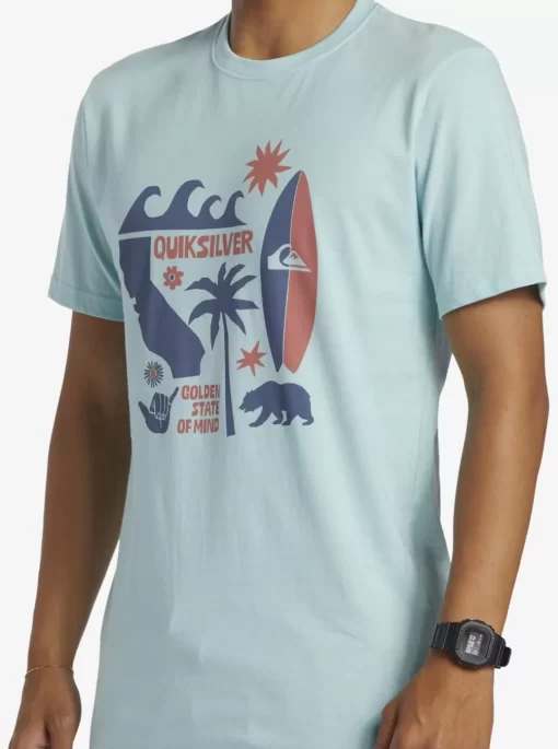 Mens Quiksilver Tees | Ca Funshine T-Shirt