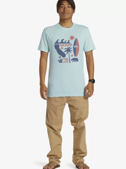 Mens Quiksilver Tees | Ca Funshine T-Shirt