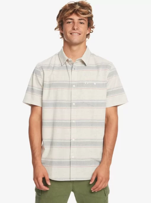 Mens Quiksilver Shirts & Polos | Cali Sunrise Short Sleeve Shirt