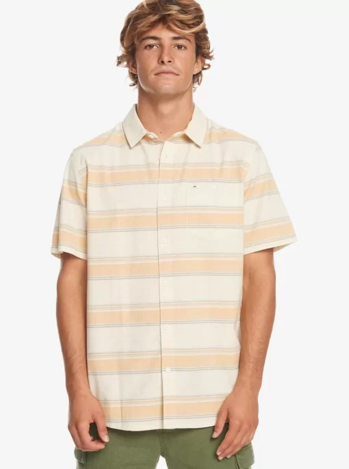 Mens Quiksilver Shirts & Polos | Cali Sunrise Short Sleeve Shirt