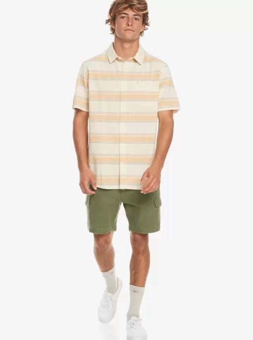 Mens Quiksilver Shirts & Polos | Cali Sunrise Short Sleeve Shirt