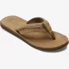 Mens Quiksilver Sandals | Carver Leather Ii Basic Sandal Strap