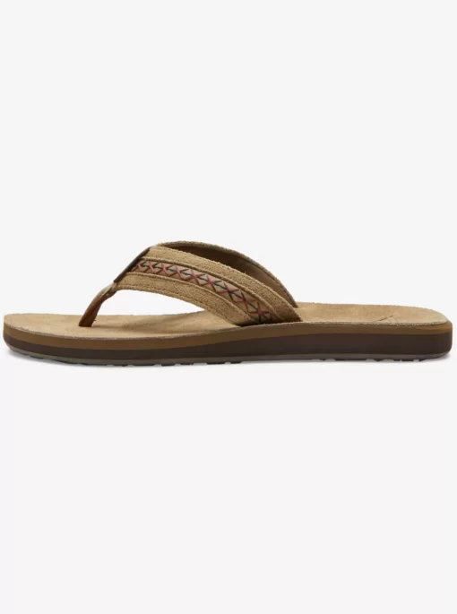 Mens Quiksilver Sandals | Carver Leather Ii Basic Sandal Strap