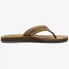 Mens Quiksilver Sandals | Carver Leather Ii Basic Sandal Strap