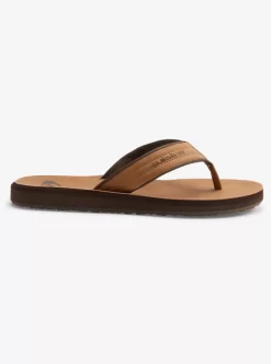 Mens Quiksilver Sandals | Carver Nubuck Sandals