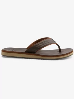 Mens Quiksilver Sandals | Carver Nubuck Sandals