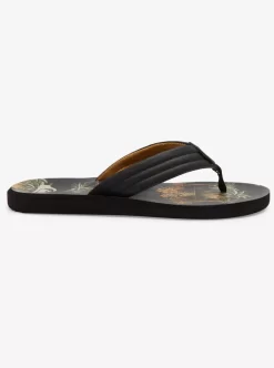 Mens Quiksilver Sandals | Carver Print Sandals