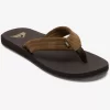 Mens Quiksilver Sandals | Carver Suede Core Sandals