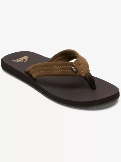 Mens Quiksilver Sandals | Carver Suede Core Sandals