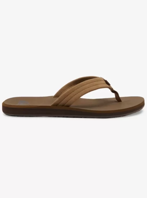 Mens Quiksilver Sandals | Carver Suede Core Sandals