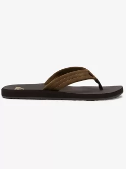 Mens Quiksilver Sandals | Carver Suede Core Sandals