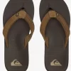 Mens Quiksilver Sandals | Carver Suede Core Sandals