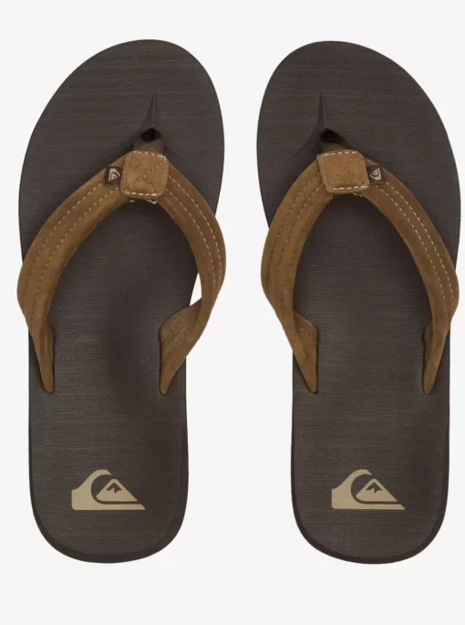 Mens Quiksilver Sandals | Carver Suede Core Sandals