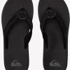 Mens Quiksilver Sandals | Carver Suede Leather Sandals