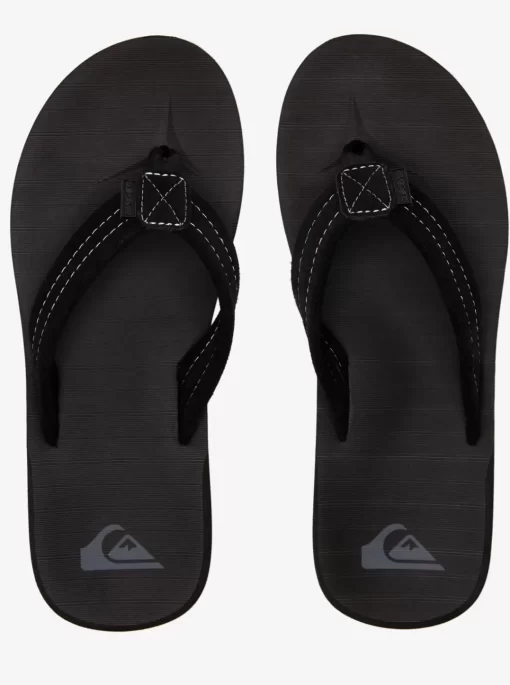 Mens Quiksilver Sandals | Carver Suede Leather Sandals