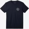 Mens Quiksilver Tees | Circled Script T-Shirt