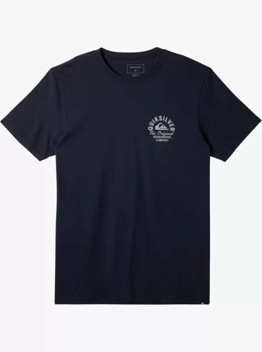 Mens Quiksilver Tees | Circled Script T-Shirt