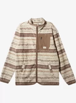 Mens Quiksilver Sweatshirts & Hoodies | Clean Coasts Zip-Up Fleece