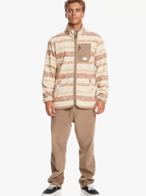 Mens Quiksilver Sweatshirts & Hoodies | Clean Coasts Zip-Up Fleece