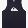 Mens Quiksilver Tees | Comp Logo Tank Top