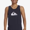 Mens Quiksilver Tees | Comp Logo Tank Top