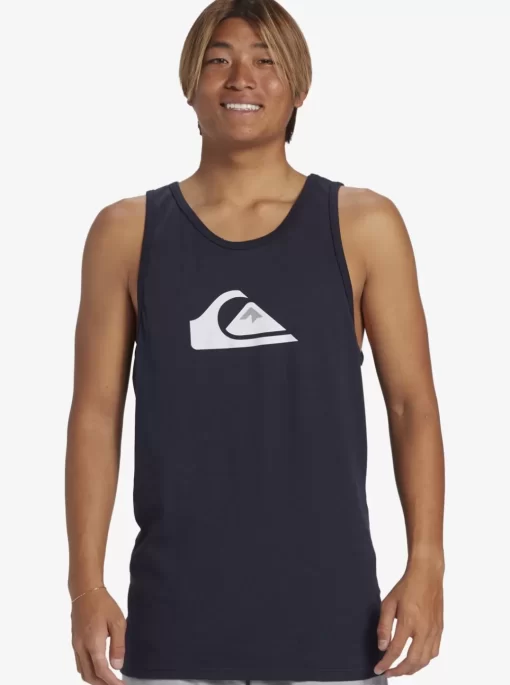 Mens Quiksilver Tees | Comp Logo Tank Top