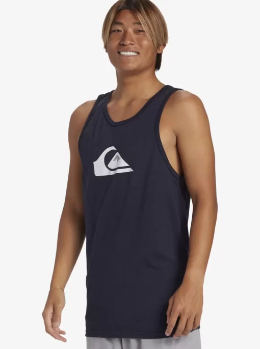 Mens Quiksilver Tees | Comp Logo Tank Top