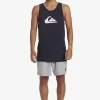 Mens Quiksilver Tees | Comp Logo Tank Top