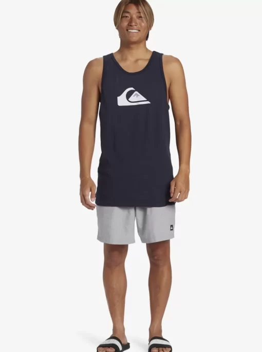 Mens Quiksilver Tees | Comp Logo Tank Top